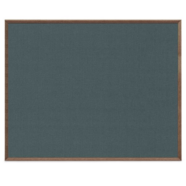 United Visual Products Wood Combo Board, 72"x48", Cherry/White Porcelain & Cork UVDECORK7248OAK-CHERRY-WHTPORC-CORK - main